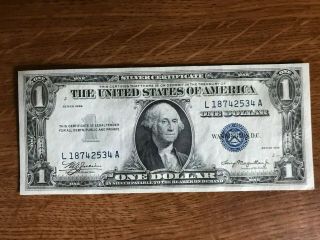 1935 Plain Series $1 Currency Silver Certificate 1935 Plain L A Block