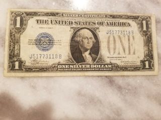 $1 1928 - D Fr 1604 Silver Certificate Funny Back - - Scarce Note