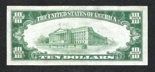 1929 $10 Brown Seal PHILADELPHIA Old US National Currency 3