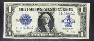 1923 Large $1 Silver Certificate Speelman - White In Ch Au/unc