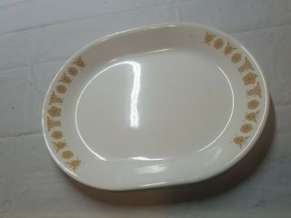 Vtg Set Of 4 Corelle BUTTERFLY GOLD Dinner & Lunch Plates & Platter 2