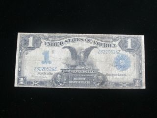 1899 Black Eagle $1 Silver Certificate Large Note You Grade It
