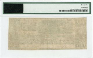 1835 $10 The Washington County Bank - Calais,  MAINE Note PMG VF 25 2