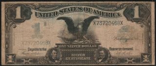 1899 $1 " Back Eagle " Large Silver Certificates S/h After 1st Item