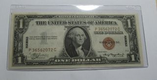 1935 A United States (hawaii) One Dollar Silver Certificate - Unc - 163su