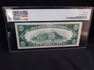 1928 - FR 2000 - A - $10 FRN BOSTON - REDEEMABLE IN GOLD ON DEMAND PMG 45 5 3