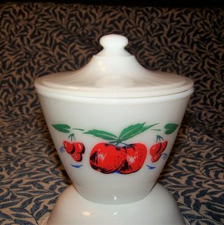 Vintage Fire - King Apples Grease Jar
