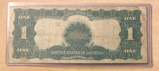 1899 $1 One Dollar Silver Certificate Black Eagle Circulated Note 2