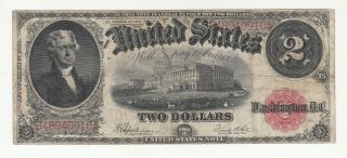 Usa 2 Dollars 1917 Circ.  @