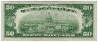 $50 1950 Federal Reserve Note FR 2107 - I 2