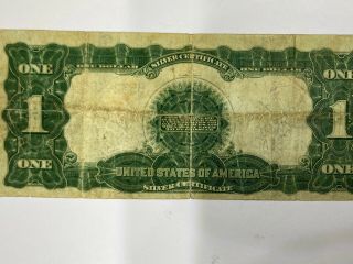 Circulated Large 1899 One Dollar $1 Black Eagle Silver Certificate 2
