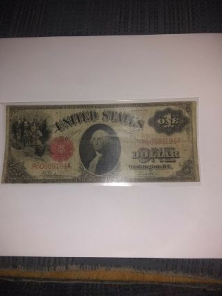 One Dollar ($1) Series of 1917 United States Note - Legal Tender 2