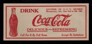 Coca - Cola Advertising Note / $100.  00 1864 T - 65 Confederate States Of America,  U.