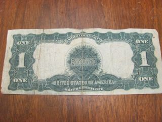 Series of 1899 One Dollar Silver Certificate Black Eagle Note E79573572A 2