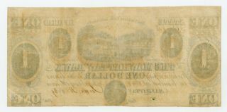 1839 $1 The Manhattan Bank - Manhattan,  OHIO Note 2