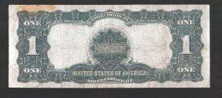 BLACK EAGLE $1 1899 SILVER CERT.  NO PINHOLES OR TEARS 3