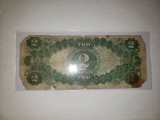 (1) 1917 $2 Two Dollar United States Legal Tender Large Note Speelman/White LOOK 2