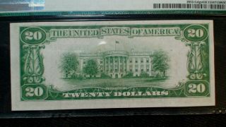 1928 B Twenty Dollar FR 2052 - Gdgs PMG CH UNC 63 EPQ CHICAGO Note $20 Bill 3