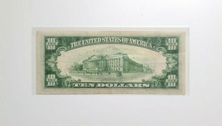 1934 A - $10 North Africa Silver Certificate - In a Mylar Archival Holder 2
