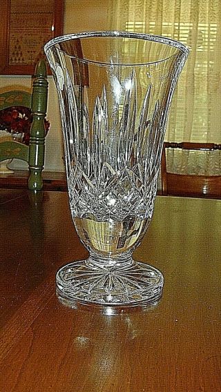 Waterford Lismore Crystal Vase With Sticker