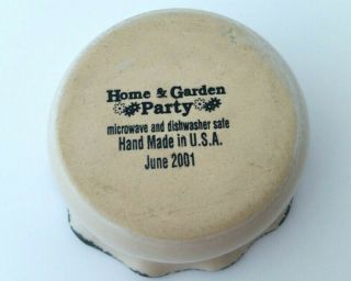 Home & Garden Party Small Stoneware Dip Dish 1/2 Cup 3