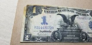 $1 1899 Black Eagle Silver Certificate / Missing Corner 2