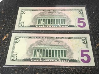 $5 DOLLAR STAR NOTE GEM LOW SERIEL NUMBER LOW RUN RATE (320K) ONLY MH00263362,  3 2