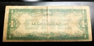 1928 $1 Red Seal Funny Back United States Note.  Note. 2