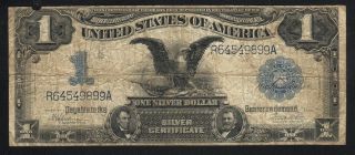 1899 $1 SILVER CERTIFICATE BLACK EAGLE Fr 236 49899 - P 2