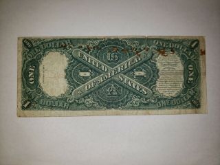 (1) 1917 $1 One Dollar United States Legal Tender Large Note Speelman/White 2
