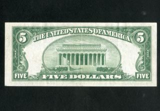 US Paper Money 1929 $5 National City Bank NY Charter 1461 2