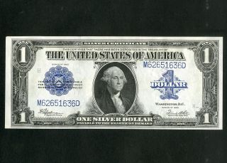 Us Paper Money 1923 $1 Silver Certificate Gem Cu