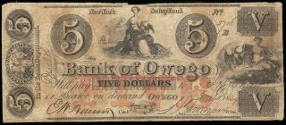 U.  S.  A.  York,  Owego,  Bank Of,  Owego $5 B,  Mch 1,  1864 F