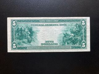 1914 $5 Federal Reserve Note,  Kansas City,  Fr 882,  VF. 2