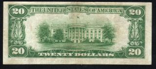 1934 - A $20 YORK FRN STAR NOTE Fr 2055 - B 56425 3