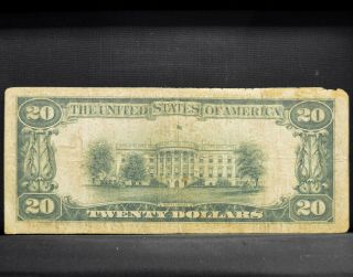 1929 $20 NATIONAL BANK NOTE ✪ NORFOLK VA ✪ VF VERY FINE L@@K NOW 302 ◢TRUSTED◣ 3