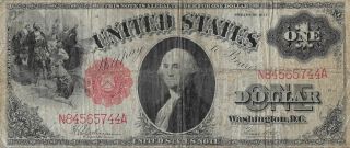 1917 Sawbuck One Dollar Us Currency
