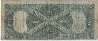 1917 Sawbuck One Dollar US currency 2