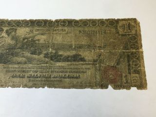 1886 United States One Silver Dollar Large Bill Silver Certificate 3