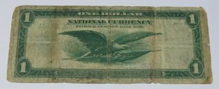 1914 $1 One Dollar National Currency Federal Reserve Bank of York 2