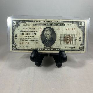 1929 $20 Dollar Federal Reserve Bank Note