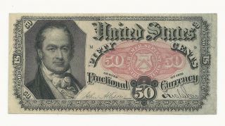 Us 1875 50c Fractional Currency - Note