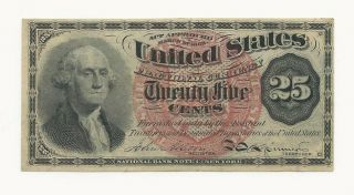 Us 1863 25c Fractional Currency - Note
