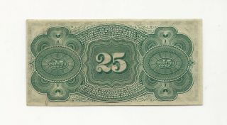 US 1863 25c FRACTIONAL CURRENCY - Note 2