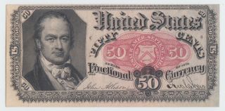 Fractional Currency Fr1380 Fifth Issue Fifty Cents (50c)