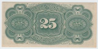 Fractional Currency FR1301 Fourth Issue Twenty Five Cents (25c) 2