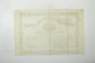 AUTHENTIC - 1862 Confederate States - Civil War $500 Bond Certificate 038 2