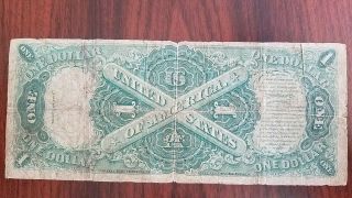 1917 series $1 One Dollar Red Seal Large Size Currency Note 2