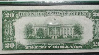 1934 A Twenty Dollar PMG GEM 65 EPQ Federal Reserve Note SAN FRANCISCO $20 Bill 3