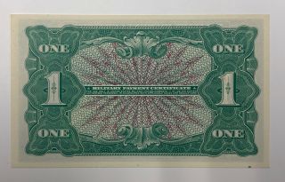 $1 Military Payment Certificate Series 651 Uncirculated 3